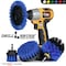 Drill Brush Power Scrubber By Useful Products 5 in W 5 in L Brush, Blue B-S-E42O-QC-DB - alternate 2